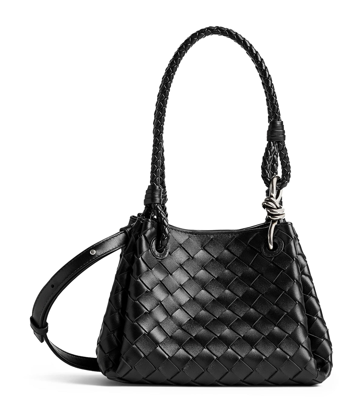 Small Leather Parachute Shoulder Bag