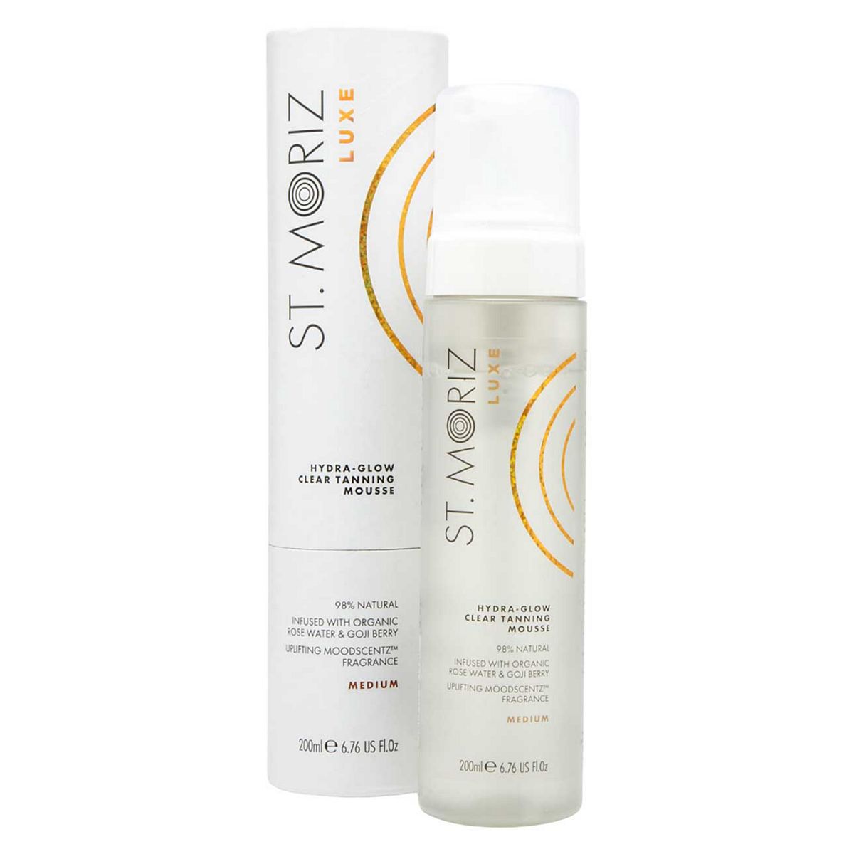 St Moriz Luxe Hydra-Glow Clear Tanning Mousse - Medium 200ml GOODS Boots   