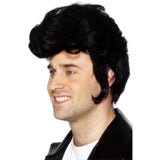 Smiffys rockstar wig black, imported from the UK