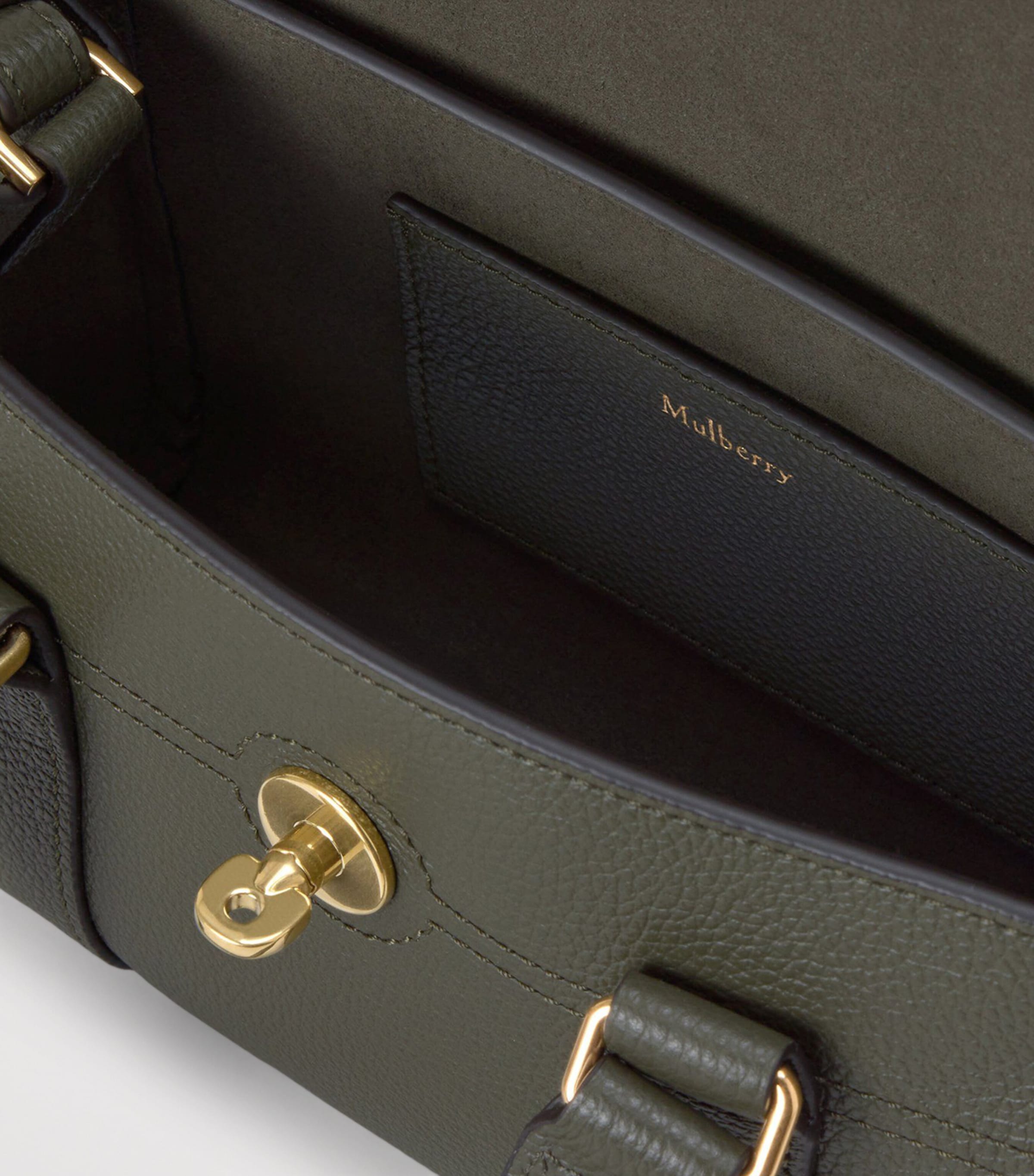Mulberry mini leather Bayswater top-handle bag - British product