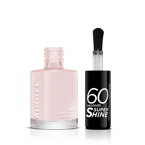 Rimmel Nail Polish Loose Your Lingerie Shade 8ml, imported from the UK