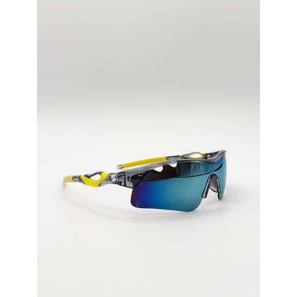 SVNX Outdoor Sport Racer sunglasses in Multi Yellow - British product