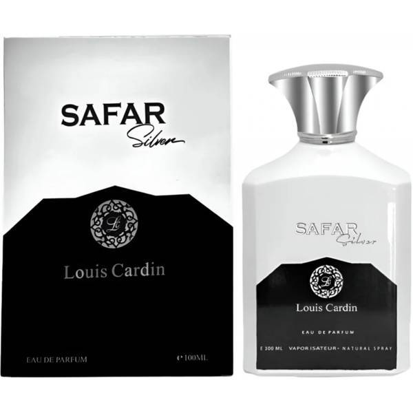 Louis Cardin Safar Silver men's eau de parfum 100ml - British product