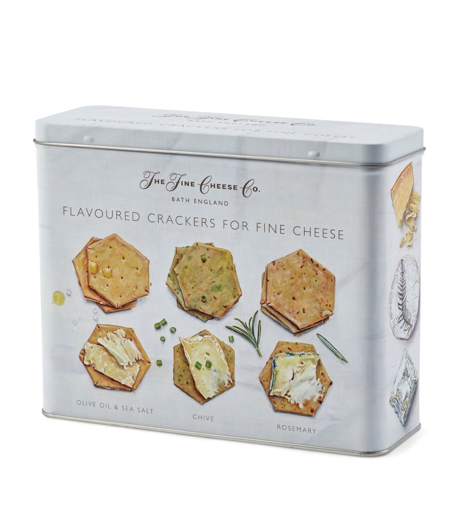 The Fine Cheese Co. flavoured cracker selection tin 450g (British brand)