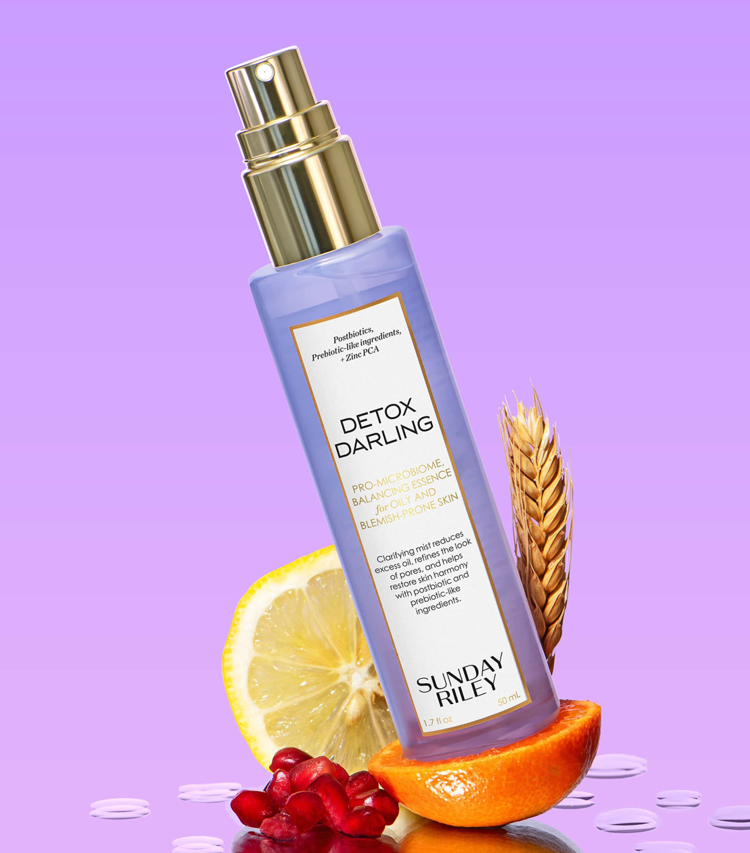 Sunday Riley Detox Darling Microbiome Balancing Toner and Essence 50ml (British brand)
