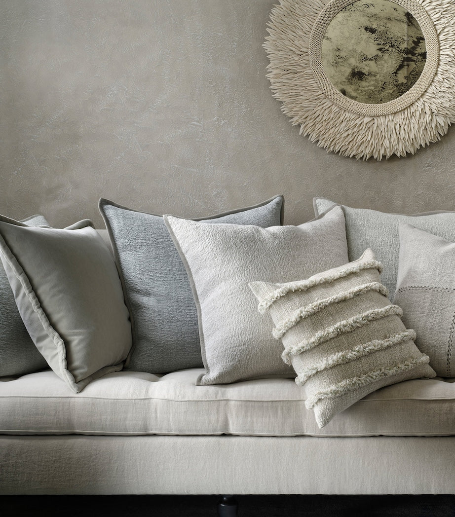 De Le Cuona Linen-Blend Rogue cushion 45 x 45cm - British product