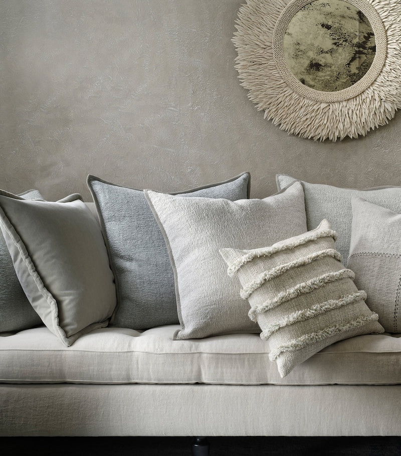 De Le Cuona Linen-Blend Rogue cushion 45 x 45cm - British product