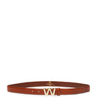 Weekend Max Mara Leather Logo Belt