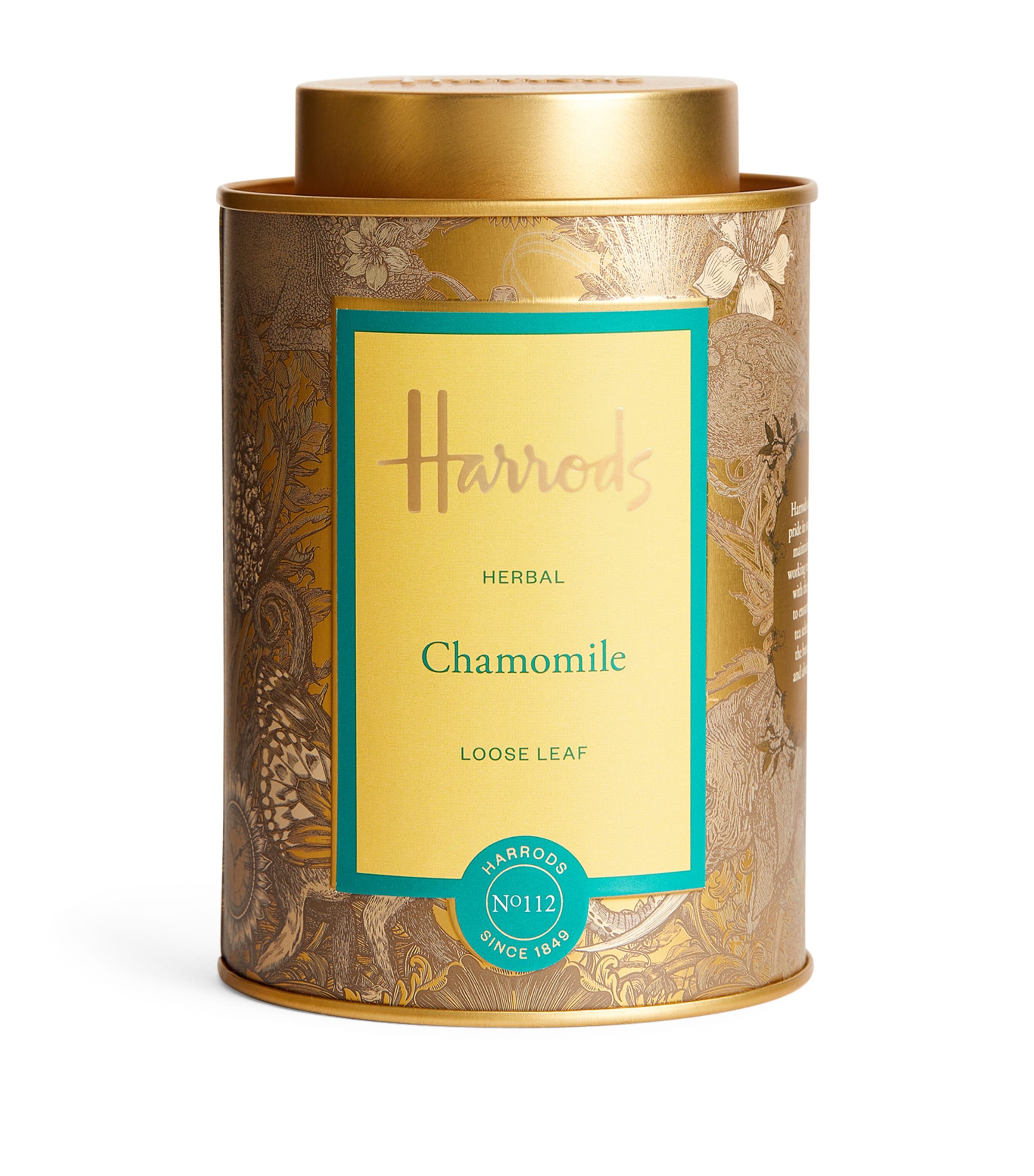 Harrods No. 112 Chamomile Loose Leaf Tea 65g, UK version