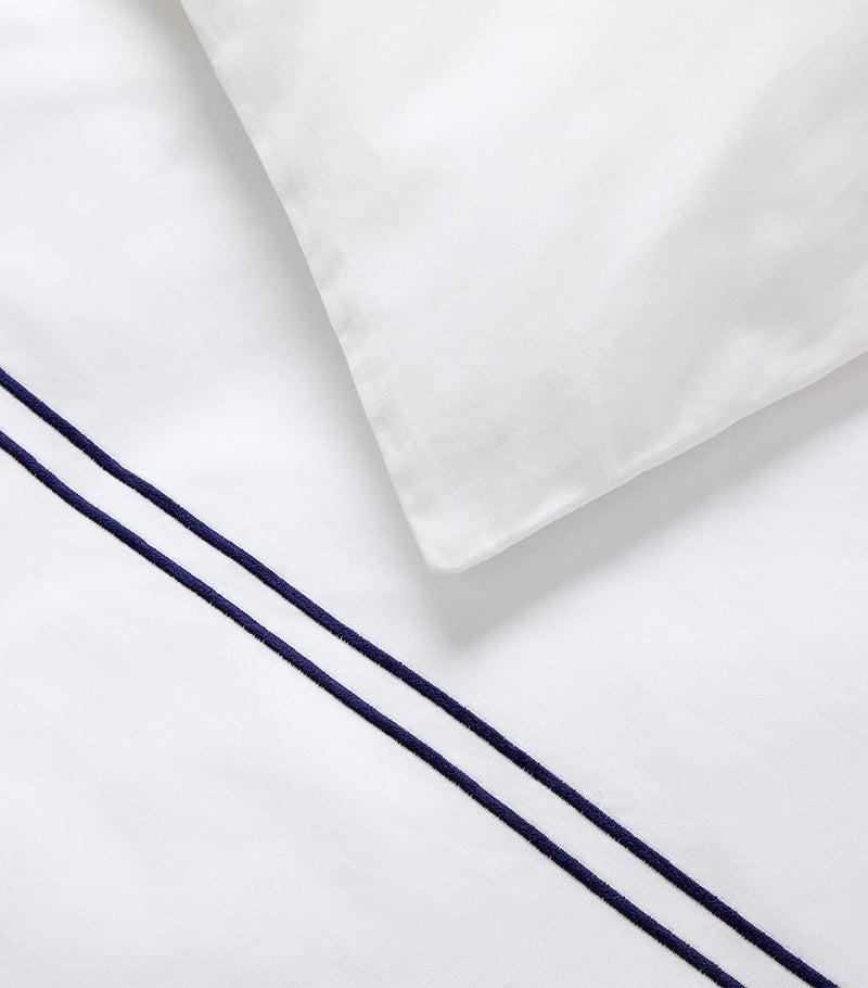 Yves Delorme Marine duvet cover 200cm x 200cm (British brand)