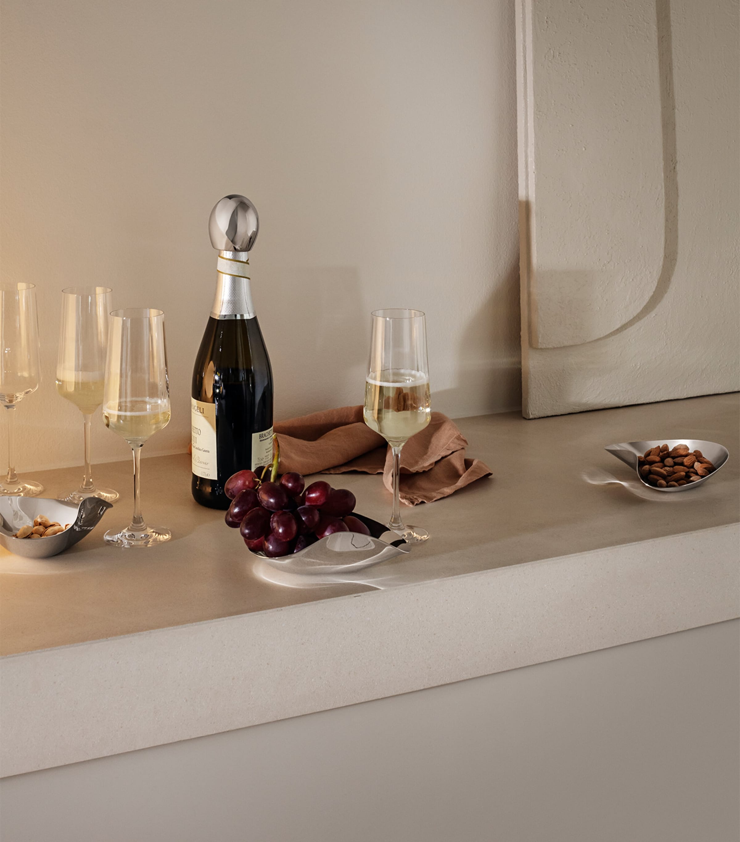Georg Jensen Indulgence champagne stopper, UK version