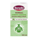 Benylin Herbal Chesty Cough Sugar Free Syrup 100ml GOODS Superdrug   