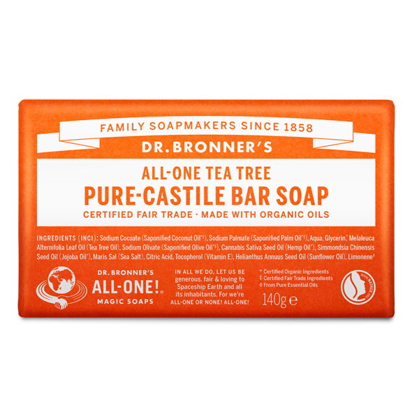 Dr Bronner Organic Tea Tree Soap Bar - 140g GOODS Superdrug   