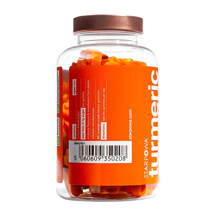 Starpowa Turmeric 3000mg with Black Pepper 60 Vegan Gummies