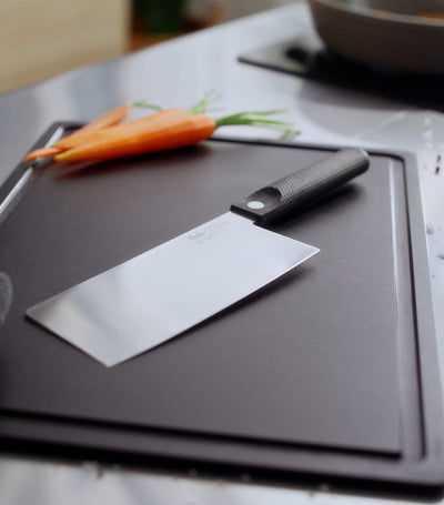 Harrods Chinese Chef's Knife in 12C27M Stainless Steel 18cm Length- Buy online at McGrocer