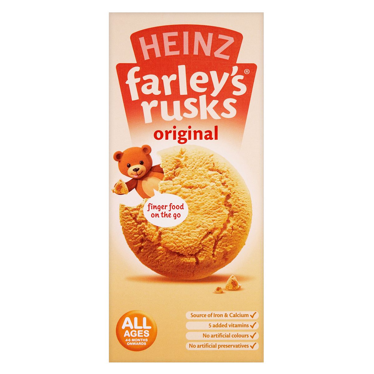 Heinz All Ages 6 Months Onwards Farley's Rusks Original 150g GOODS Boots   