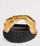 Schiaparelli Anatomy basket bag calfskin metal handle, UK version