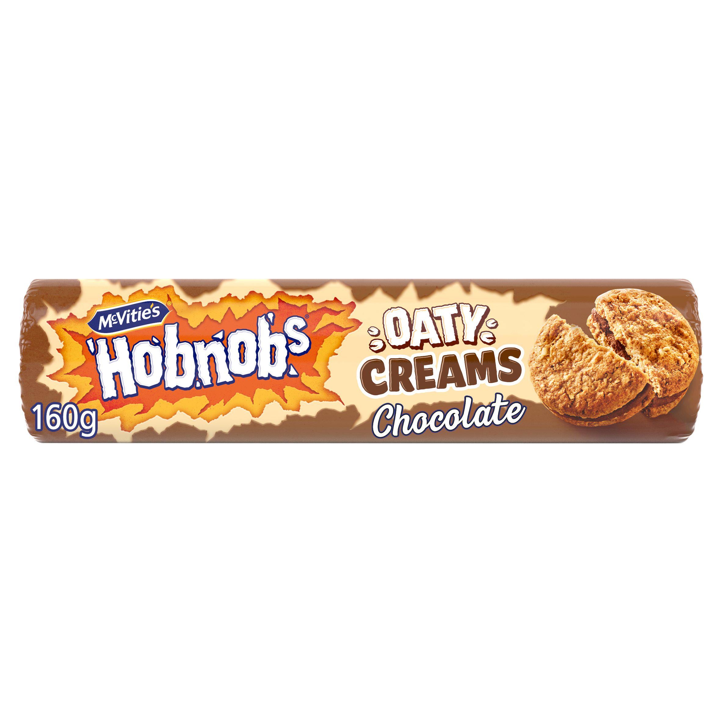 McVitie's Hobnobs Chocolate Cream Biscuits 160g GOODS Sainsburys   