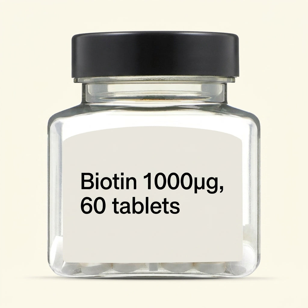 Holland & Barrett Biotin 1000ug Hair Tablets 60, UK version
