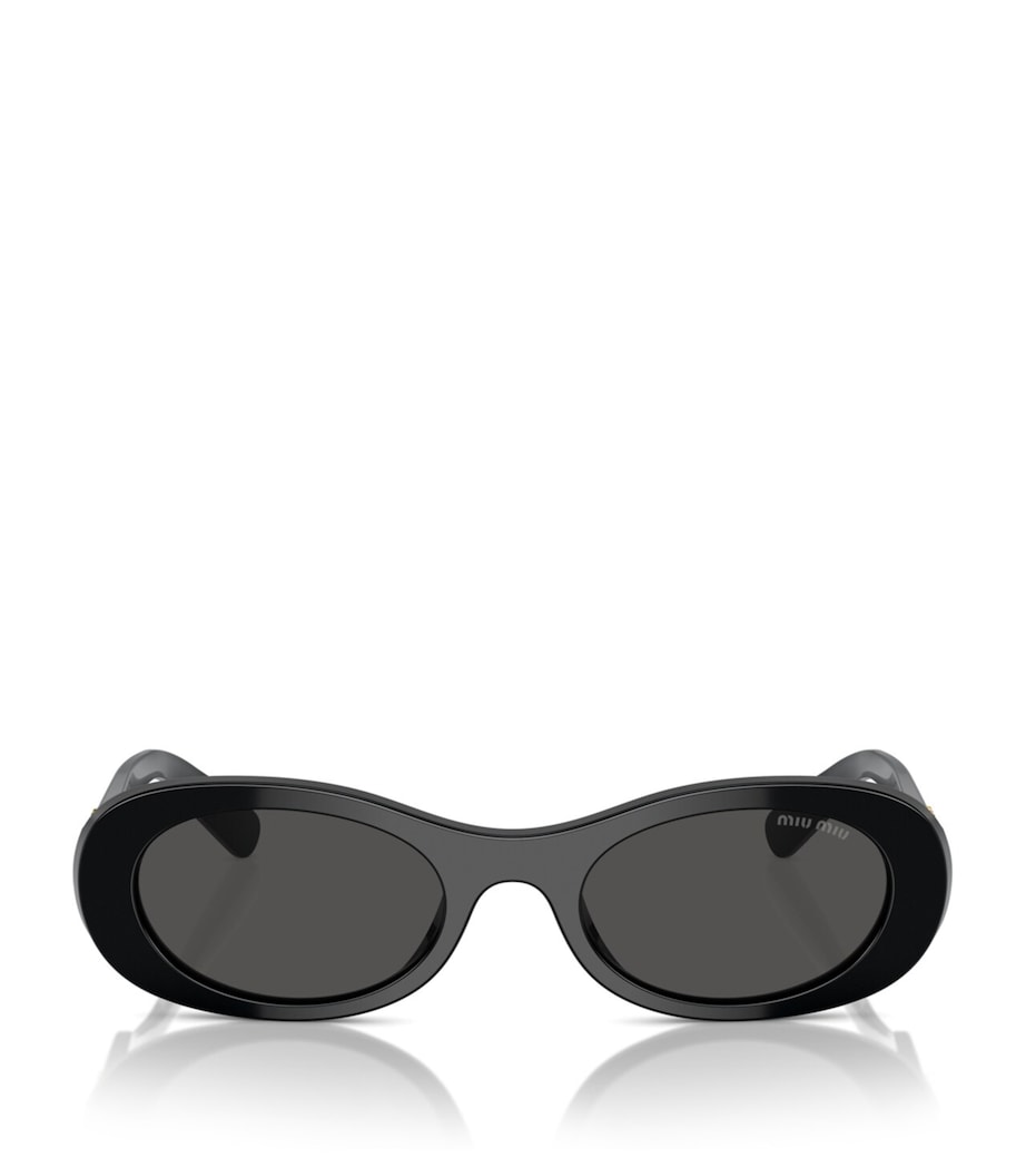 Miu Miu acetate oval sunglasses, UK version