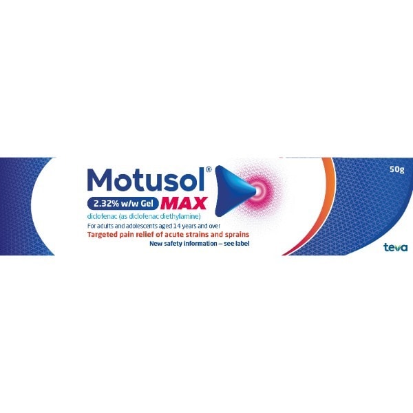 Motusol 2.32% Gel MAX 50g GOODS Superdrug   