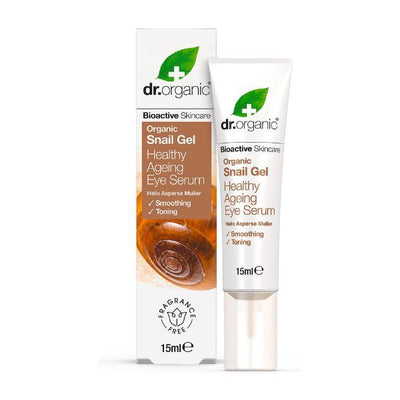 Superdrug Dr. Organic Snail Gel Eye Serum 15ml- Buy online at McGrocer