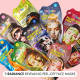 7th Heaven peel-off mask gift set tin 9 masks, imported from the UK