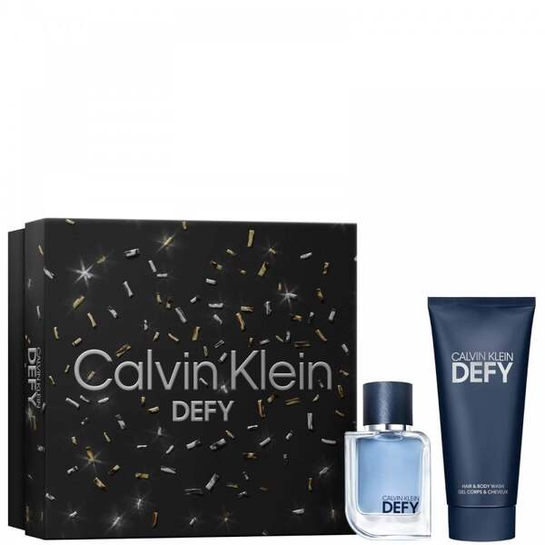 Calvin Klein Defy eau de toilette gift set 50ml, UK version