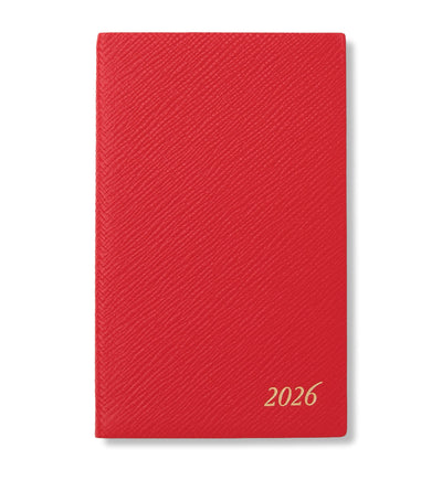 Smythson Panama Leder Wochenkalender 2026