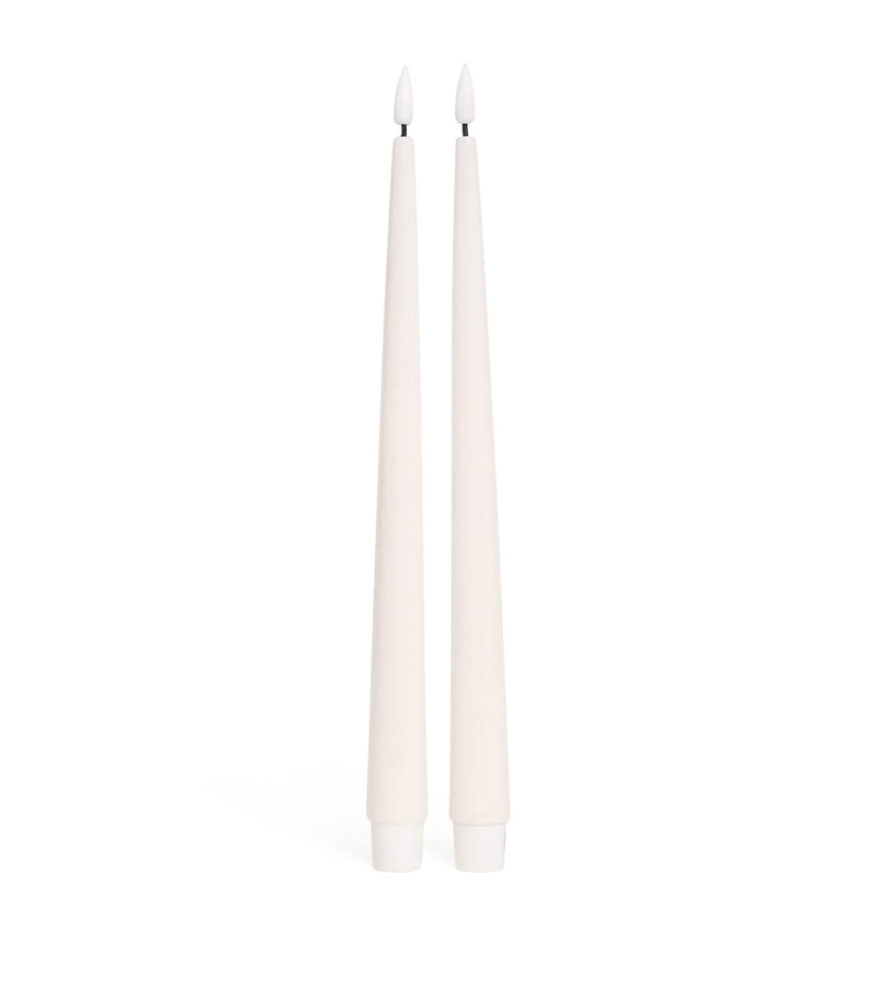 Deluxe Homeart wax LED dinner candles set of 2 - British product