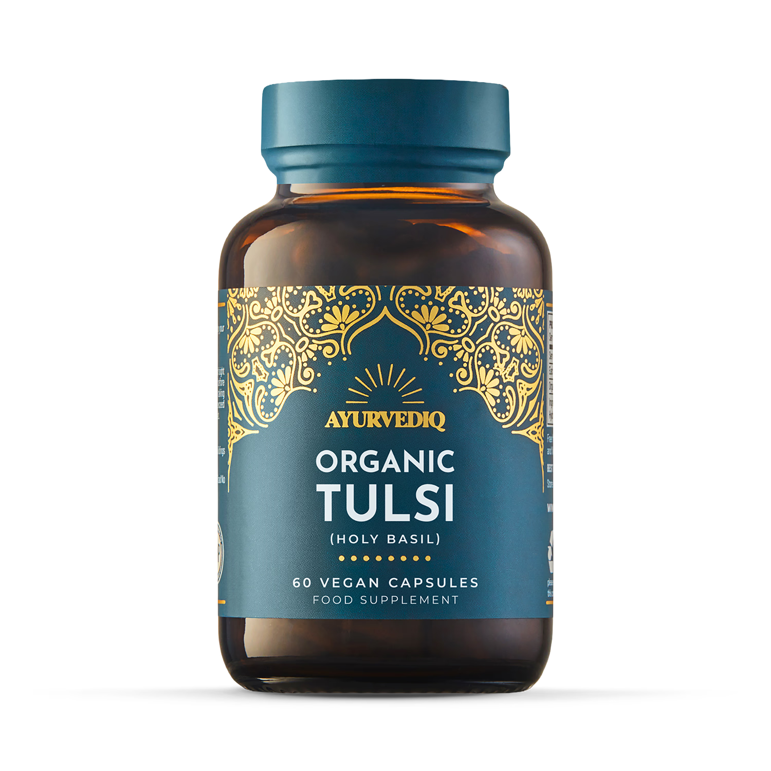 Ayurvediq organic holy basil capsules 60 count - British product