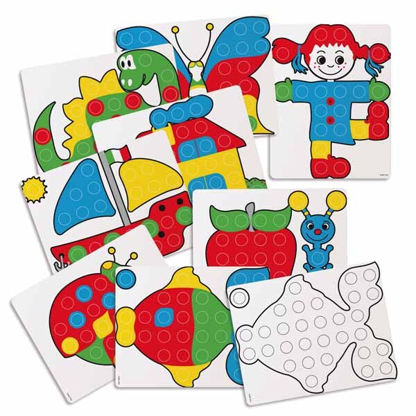 Quercetti Fantacolor Junior Basic pegboard toy, imported from the UK
