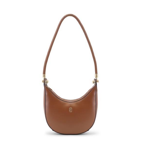 Tipperary brown tan moon braided shoulder handbag - British product