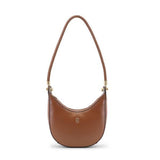Tipperary brown tan moon braided shoulder handbag - British product