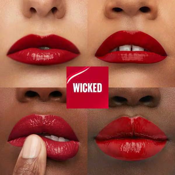 Maybelline SuperStay Vinyl Ink Lipstick 50 Wicked, imported from the UK