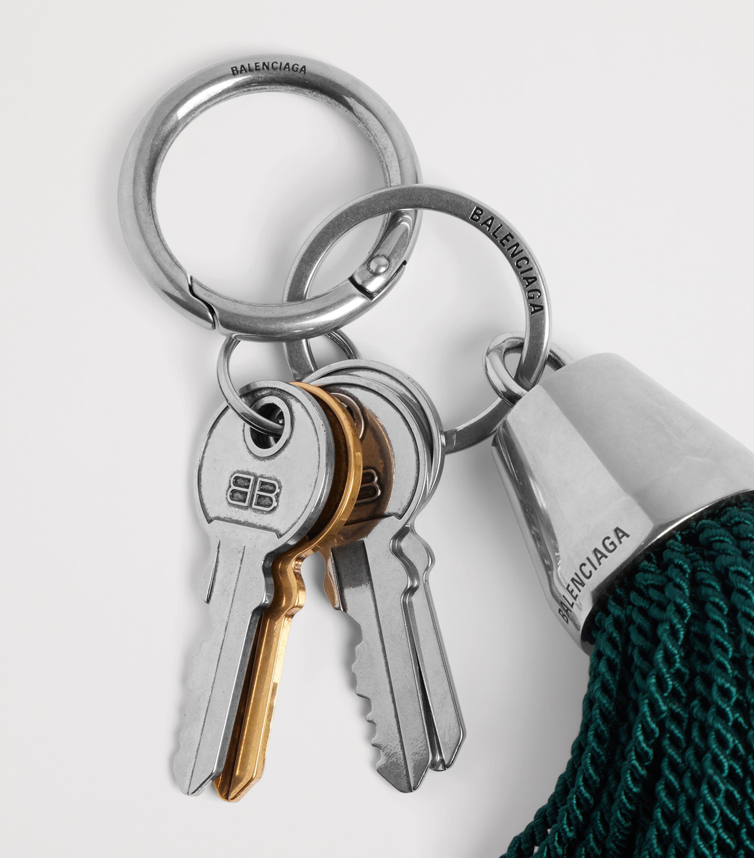 Balenciaga Pom-Pom Keyring, imported from the UK