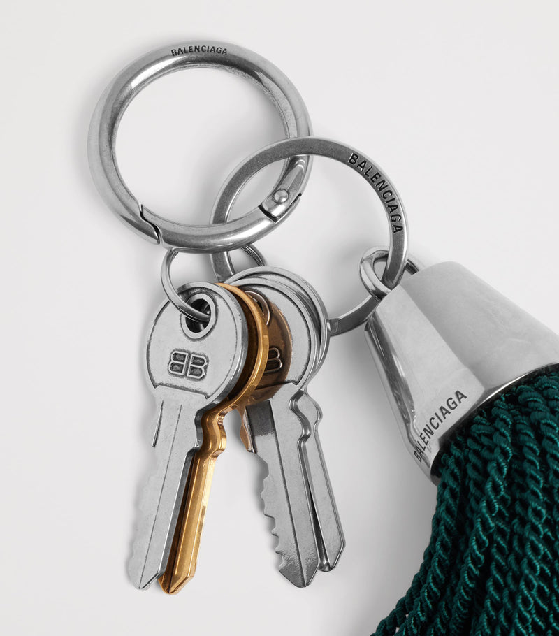 Balenciaga Pom-Pom Keyring, imported from the UK