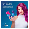 LIVE Hair Dye Drops Ice Silver 30ml, imported from the UK