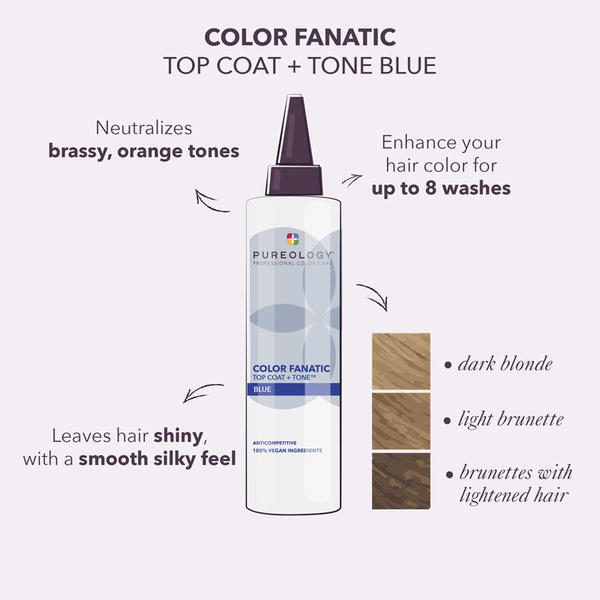 Pureology Color Fanatic blue top coat 200ml (British brand)