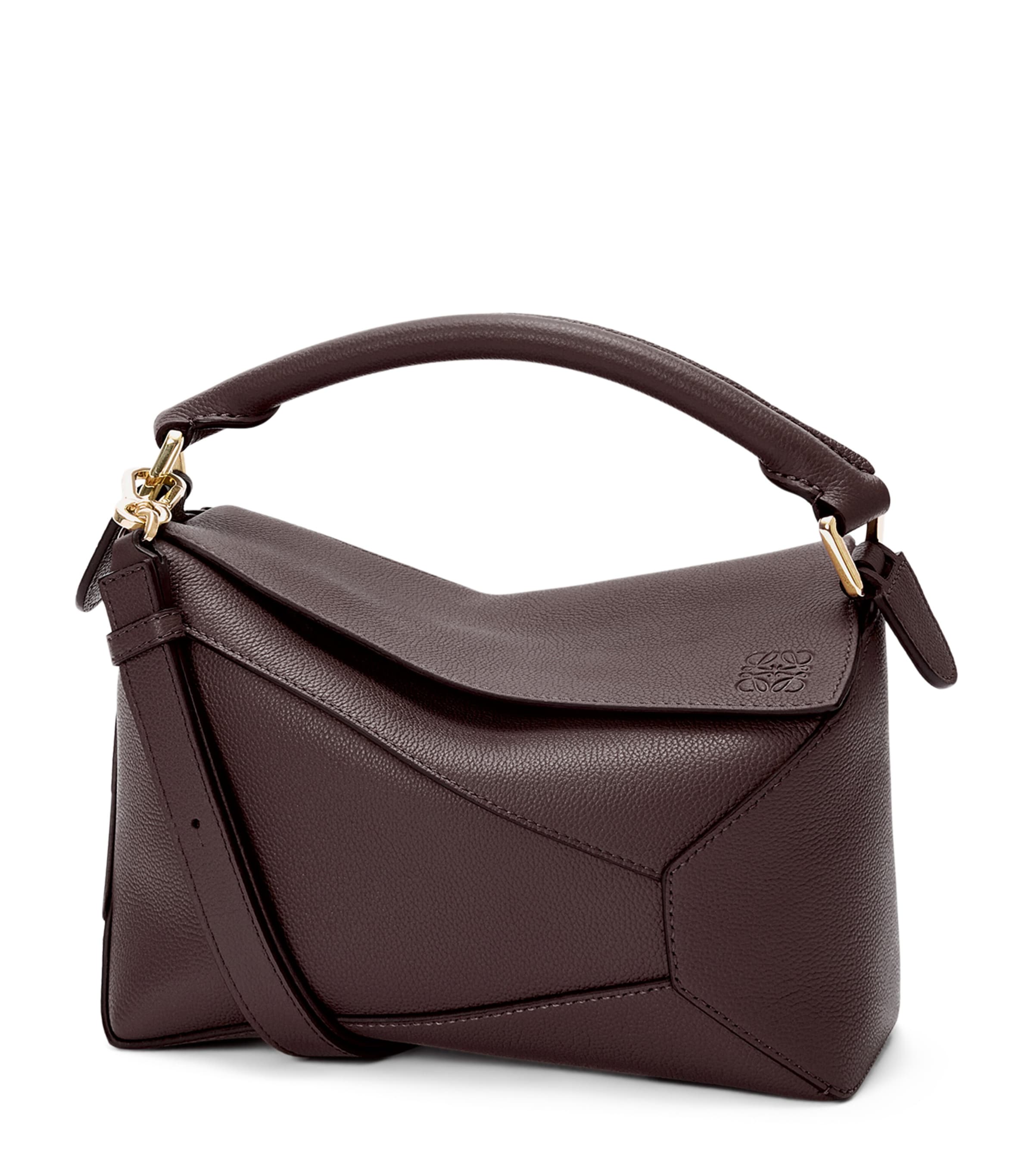 LOEWE small leather Puzzle Edge top-handle bag (British brand)