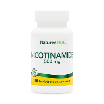 Holland & Barrett NaturesPlus Nicotinamide 500 mg Non-Flushing Niacin Tablets- Buy online at McGrocer