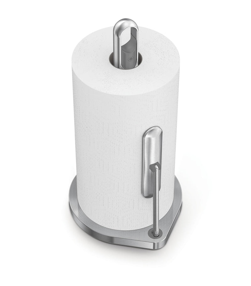 Simplehuman paper towel holder with integrated spray pump, 38cm height (British brand)