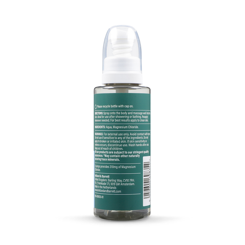 Holland & Barrett Magnesium Spray 100ml Bottle, UK version