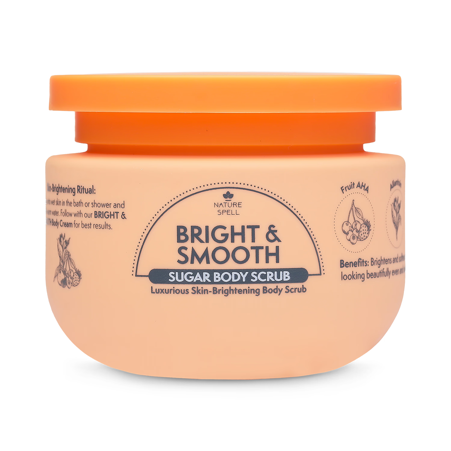 Nature Spell sugar body scrub 250ml, imported from the UK