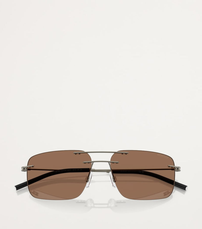 Moncler Steel Doppler sunglasses Italian design, imported from the UK