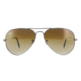 Ray-Ban Aviator grey gradient sunglasses, UK version