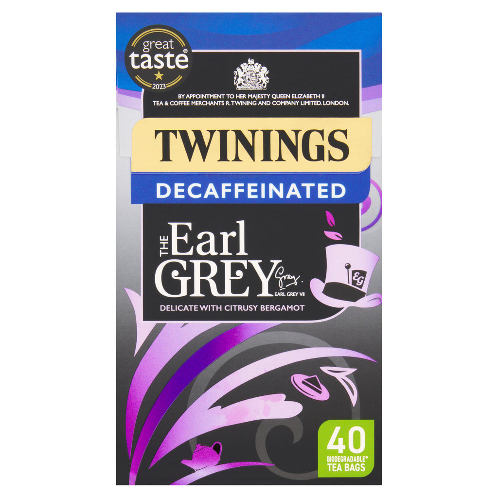 Twinings the Earl Grey Decaffeinated Plant Based Tea Bags x40 100g