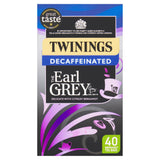 Twinings the Earl Grey Decaffeinated Plant Based Tea Bags x40 100g GOODS Sainsburys   