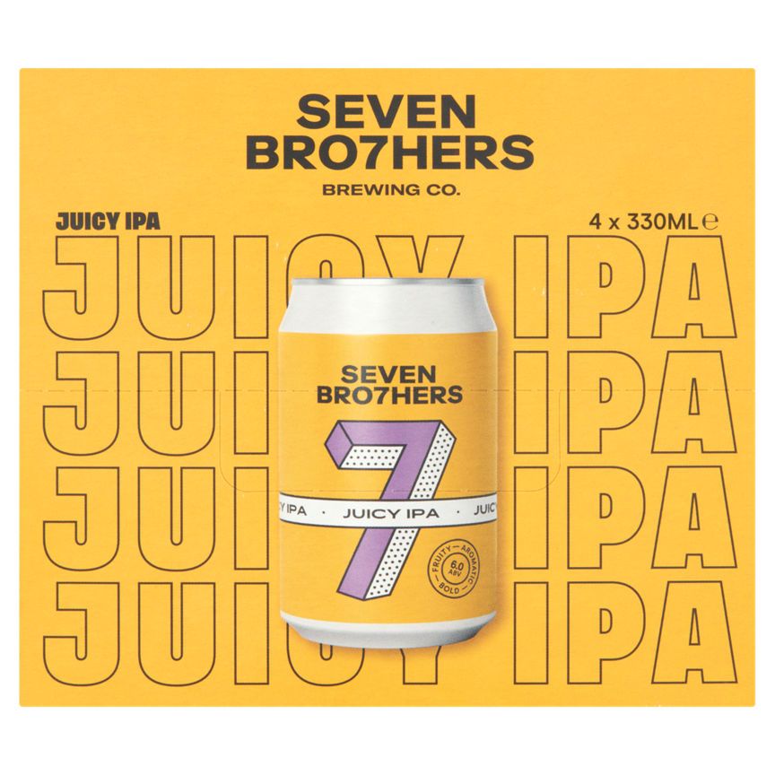 Seven Brothers Juicy IPA 4 x GOODS ASDA   