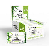 The Cheeky Panda Bamboo Facial Wipes Unscented  6 Pack GOODS Superdrug   